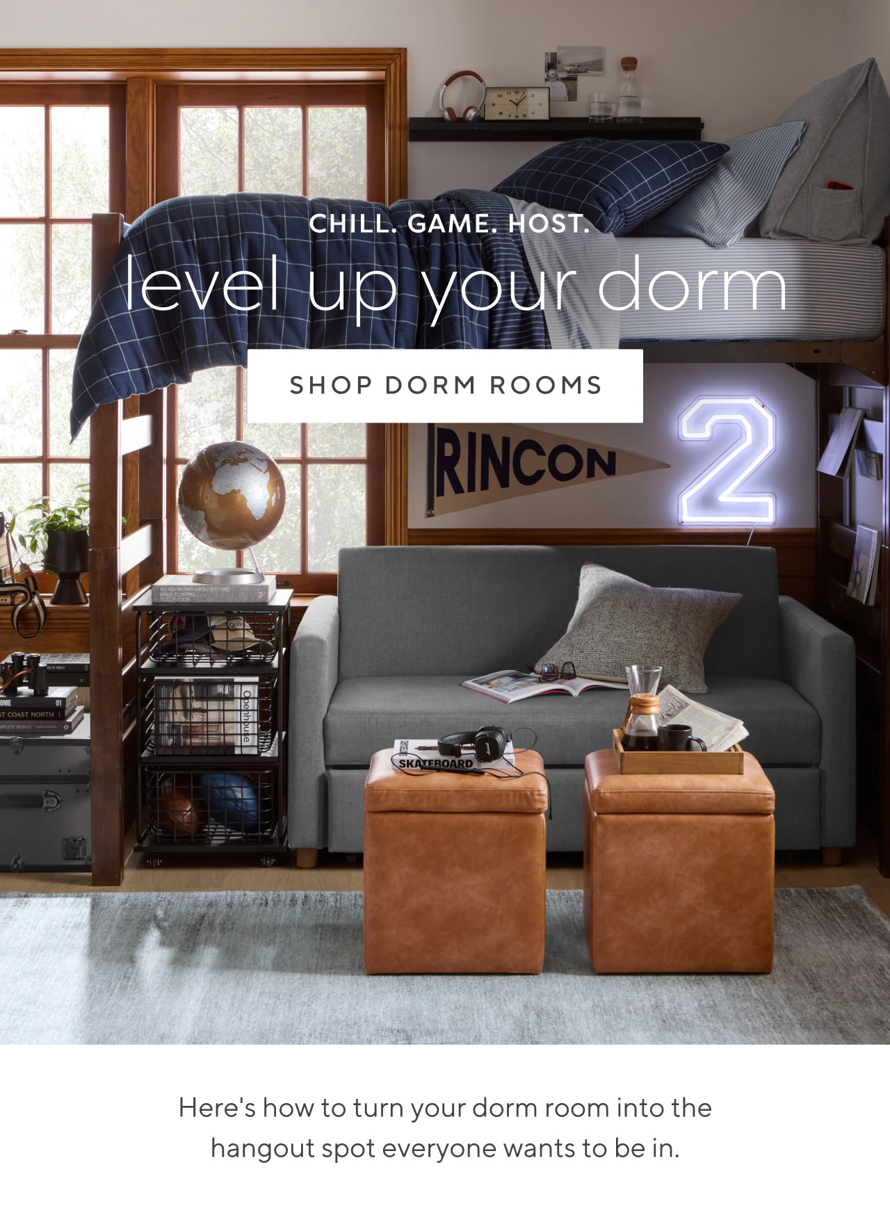 Level up your dorm