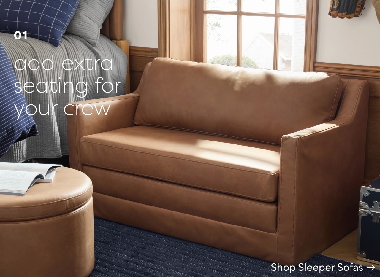 Add extra seating for your crew