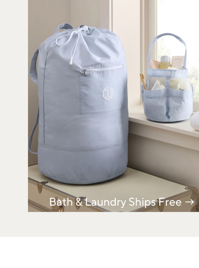 Bath and laundry ships free