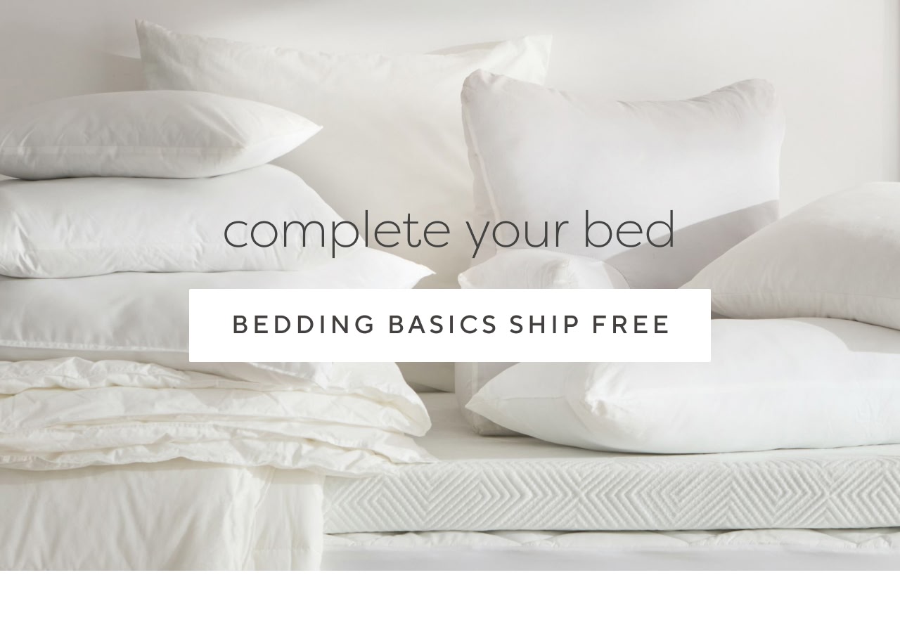 Bedding basics ship free
